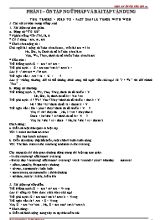 Giáo án môn Tiếng Anh ôn thi vào Lớp 10